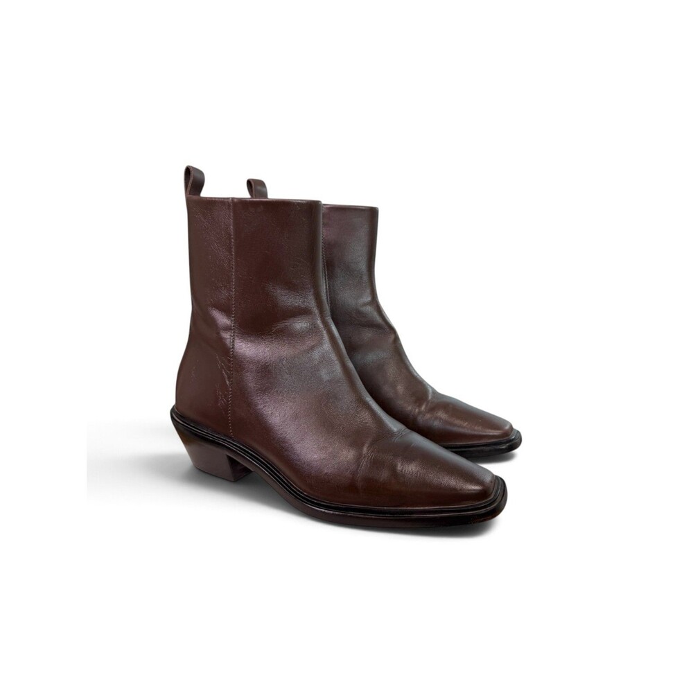 Everlane Havana Ankle Boot in Brown Leather $278 Women's Size 8.5